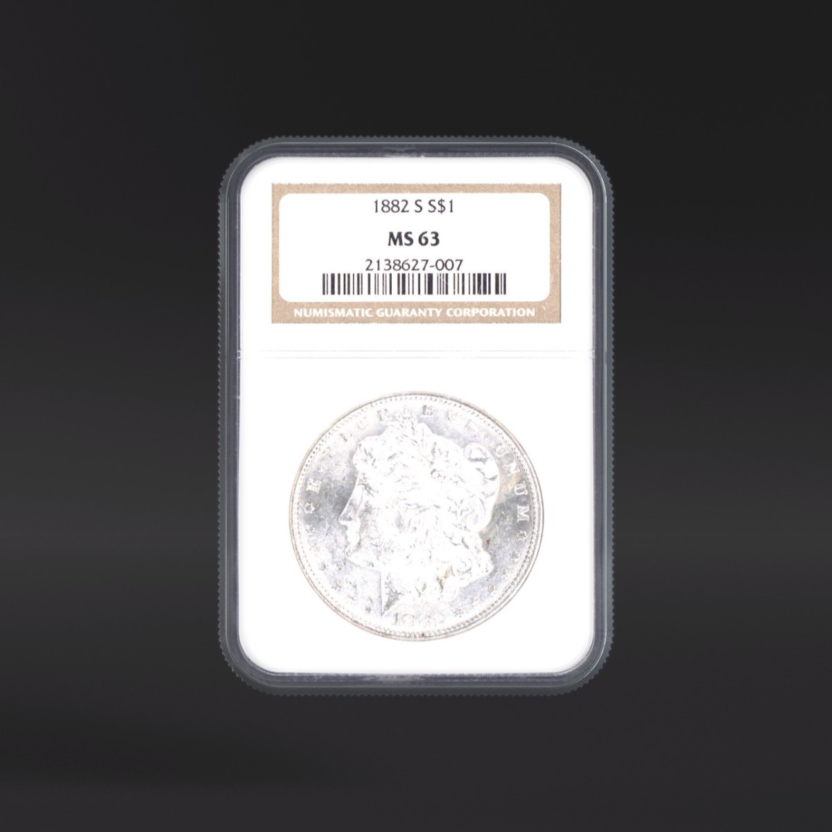 コレクション MILK NGC PCGS 1882-S One Dollar NGC MS63